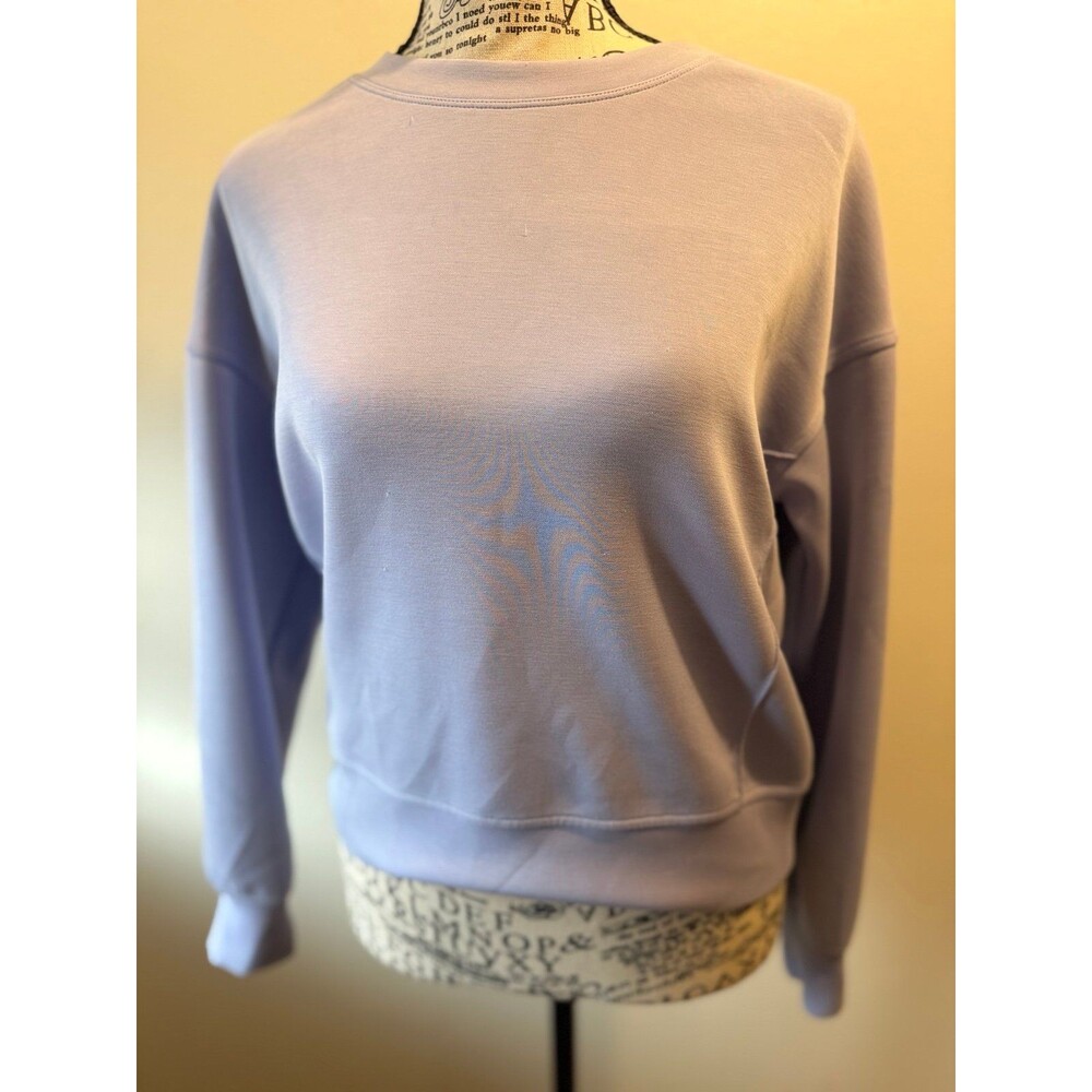 All in Motion Cropped Crewneck Sweatshirt XS Lavender